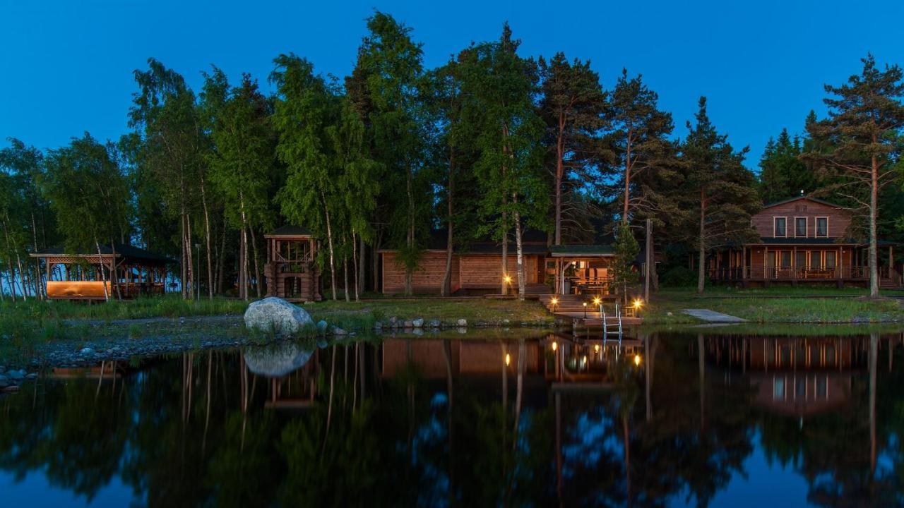 普里奥焦尔斯克 Baza Otdikha Samaya Ladoga酒店 外观 照片
